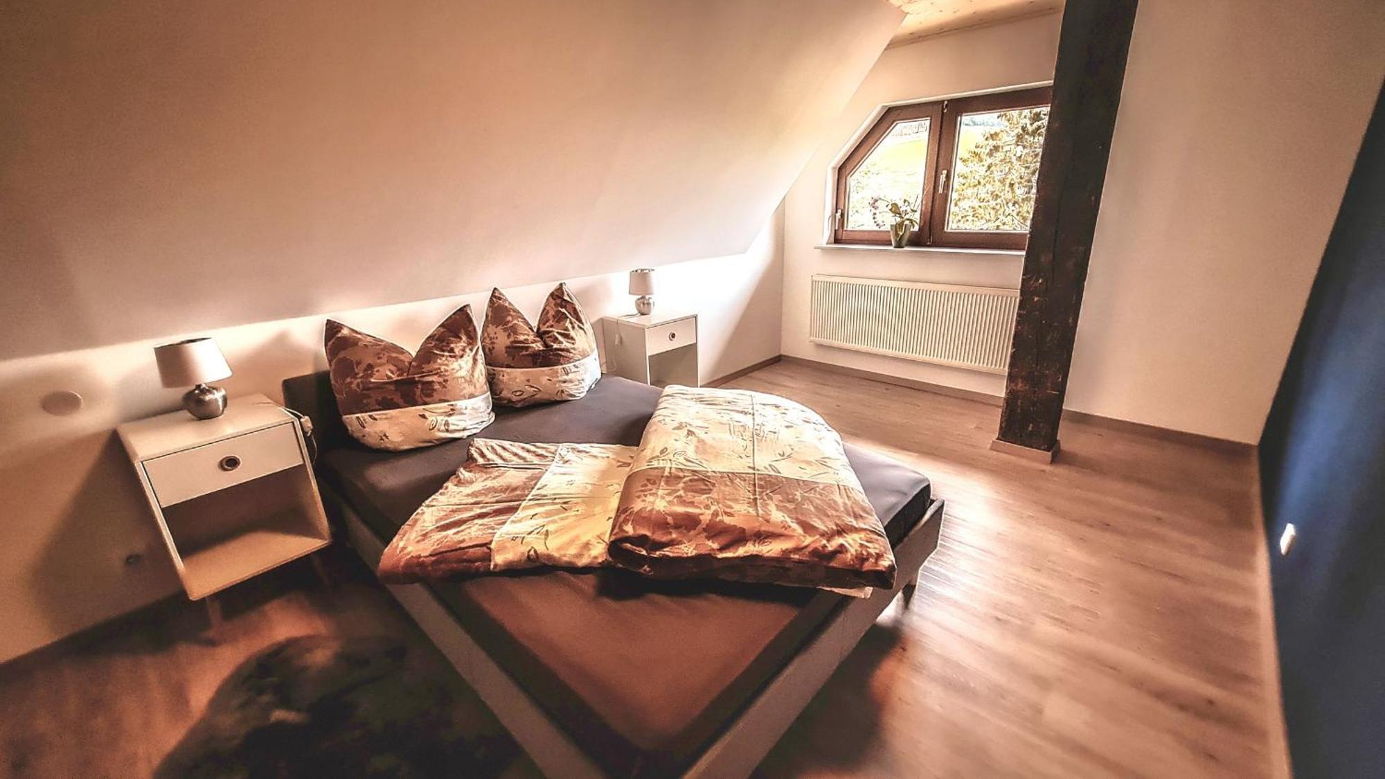 Apartamento Zum Wilden Michel Linach Exterior foto